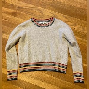 Madewell cropped cashmere sweater